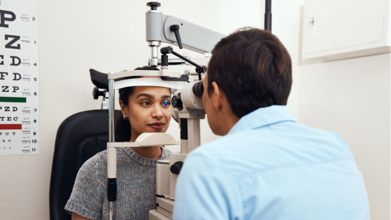 Binocular indirect ophthalmoscopy