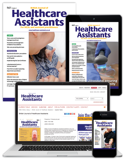 Picture of British Journal of Healthcare Assistants Full Club