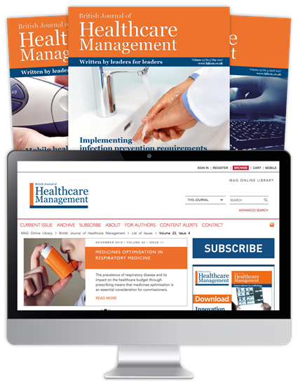 Picture of British Journal of Healthcare Management Print & Website