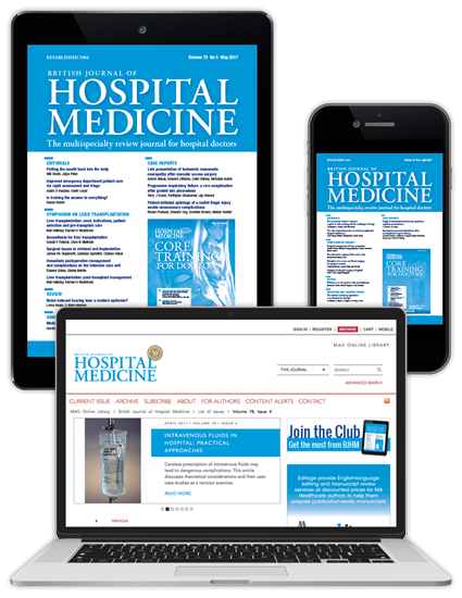 Picture of British Journal of Hospital Medicine Digital Club