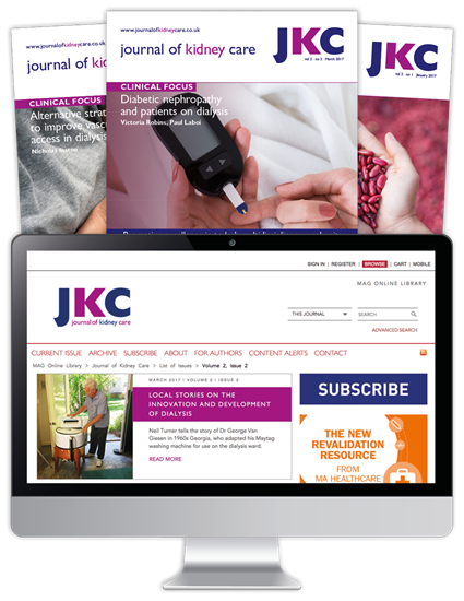 Picture of Journal of Kidney Care Print & Website