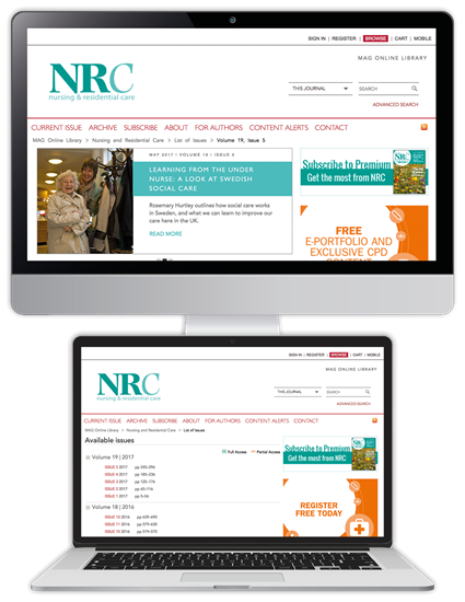 Picture of Nursing & Residential Care Website & CPD
