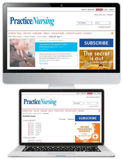 Picture of Practice Nursing Website £3 for 3 months