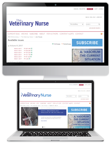 Picture of The Veterinary Nurse Website £3 for 3 months