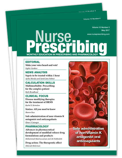 Picture of Journal of Prescribing Practice Print £3 for 3 issues