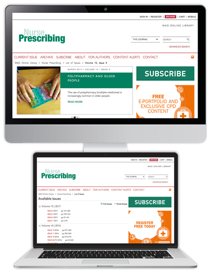 Picture of Journal of Prescribing Practice Website £3 for 3 months