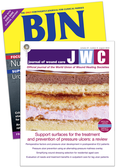 Picture of British Journal of Nursing Print & CPD & free Journal of Wound Care