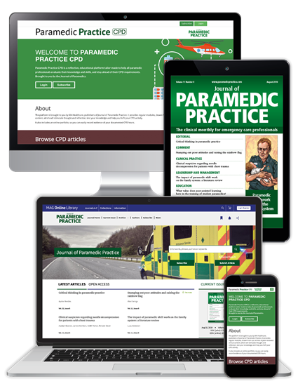 Picture of Journal of Paramedic Practice Premium - Digital, Website & CPD