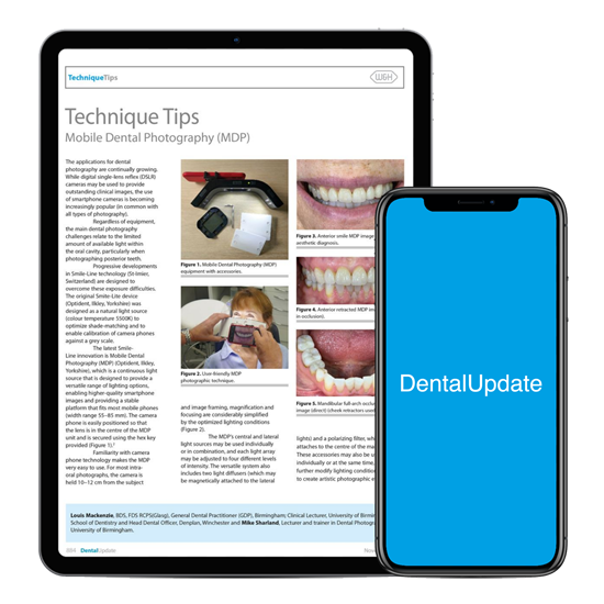 Picture of Dental Update Website & App