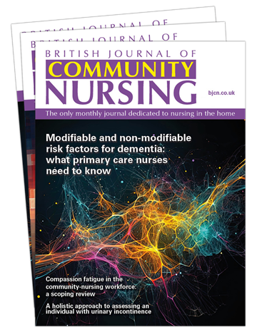 Picture of British Journal of Community Nursing Print & CPD