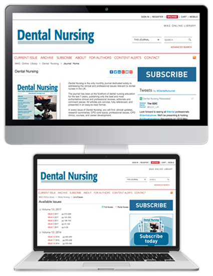 Picture of Dental Nursing Website & CPD BUPA