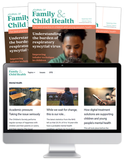 Picture of Journal of Child and Family Health Print, Website & CPD