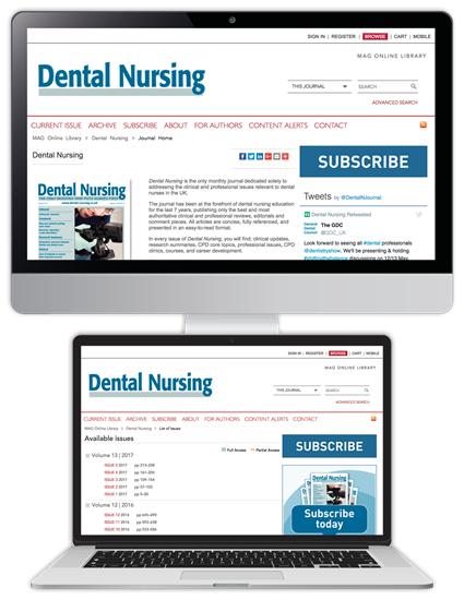 Picture of Dental Nursing Website & CPD Winter Deal